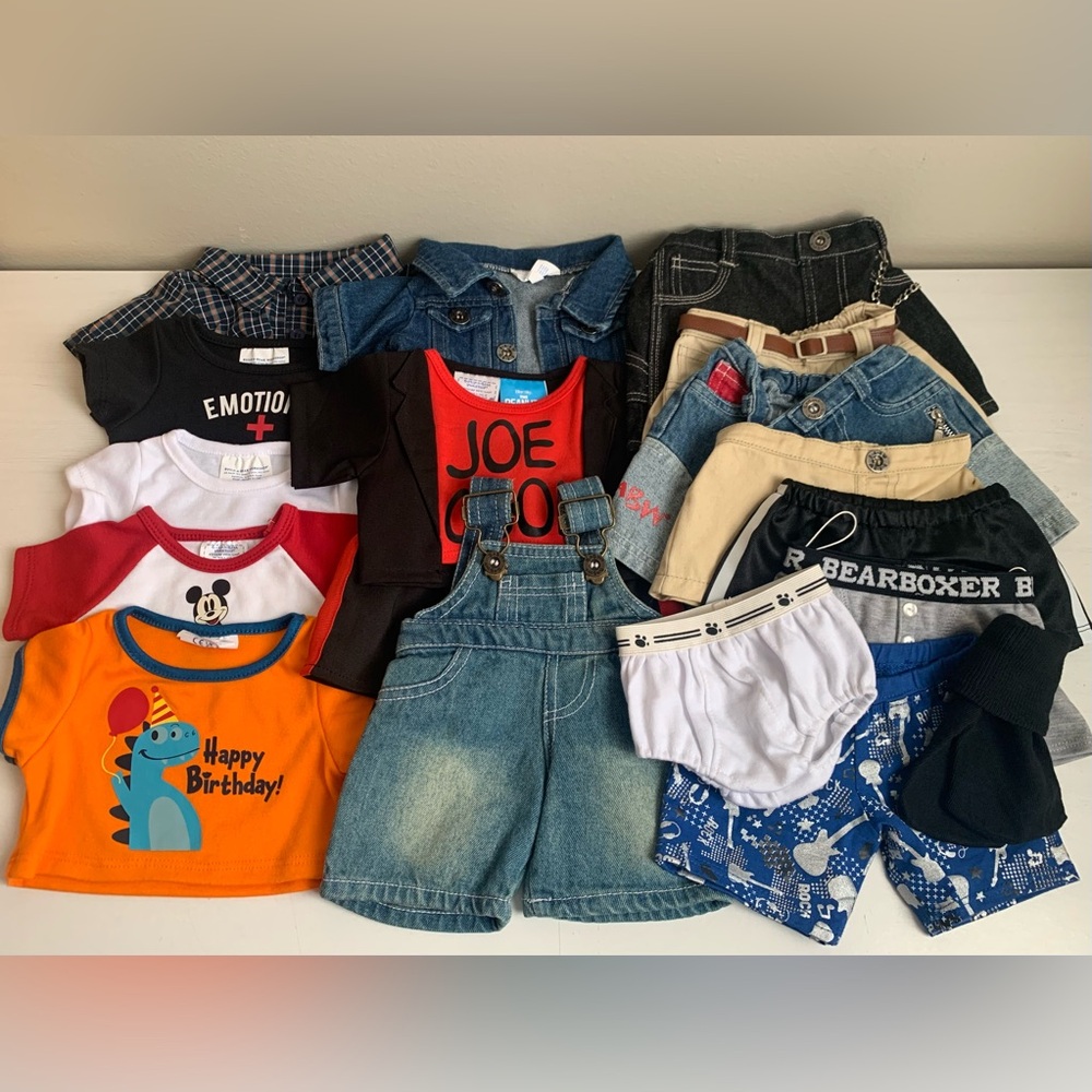 Build A Bear BABW Clothes Lot